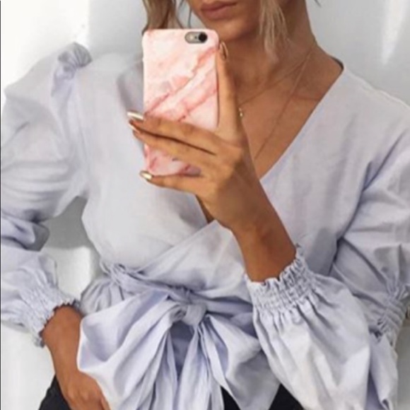 Zara wrap trendy shirt. - Picture 9 of 9